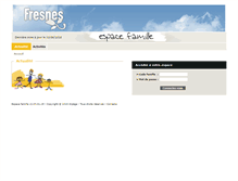 Tablet Screenshot of fresnes.espace-famille.net