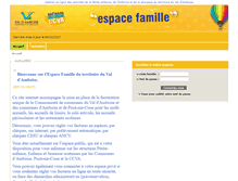 Tablet Screenshot of amboise.espace-famille.net