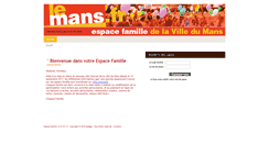 Desktop Screenshot of lemans.espace-famille.net