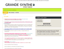 Tablet Screenshot of grande-synthe.espace-famille.net