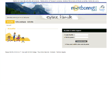 Tablet Screenshot of montbonnot.espace-famille.net